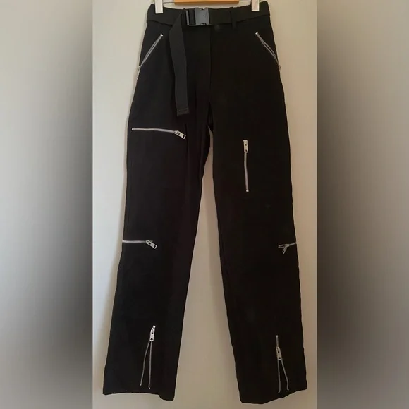 I.AM.GIA Elevara High-Rise Zipper Pant Black Size Small - Picture 5 of 15
